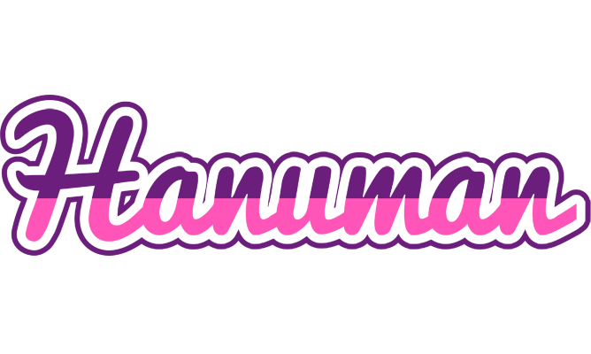 Hanuman cheerful logo