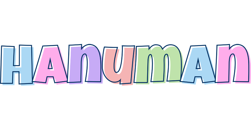 Hanuman pastel logo