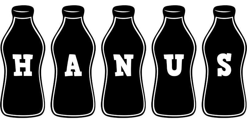 Hanus bottle logo