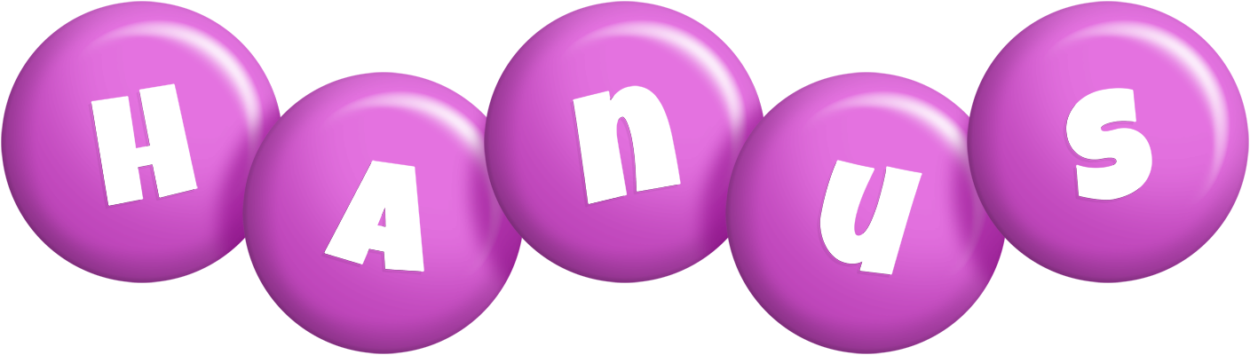 Hanus candy-purple logo
