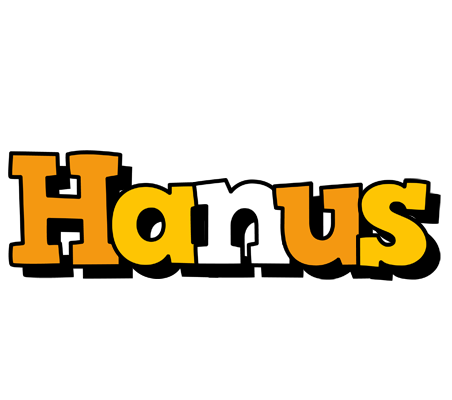 Hanus cartoon logo