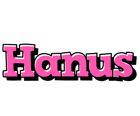 Hanus girlish logo