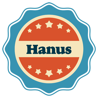 Hanus labels logo