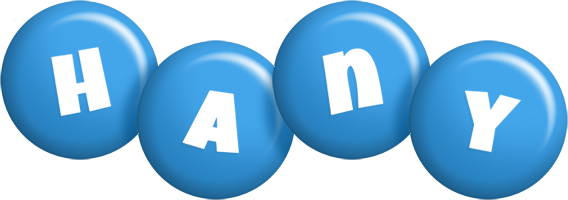 Hany candy-blue logo