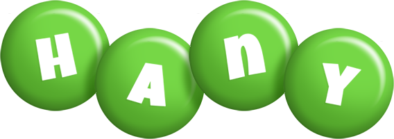 Hany candy-green logo