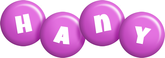 Hany candy-purple logo