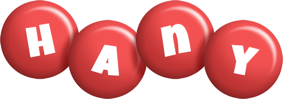 Hany candy-red logo