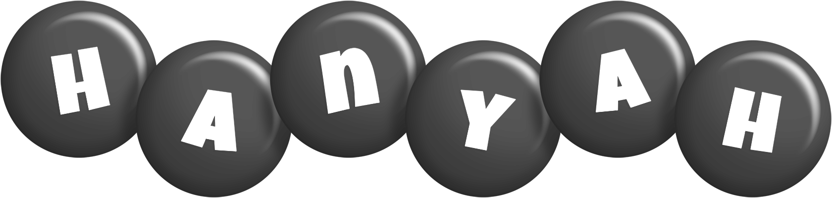 Hanyah candy-black logo
