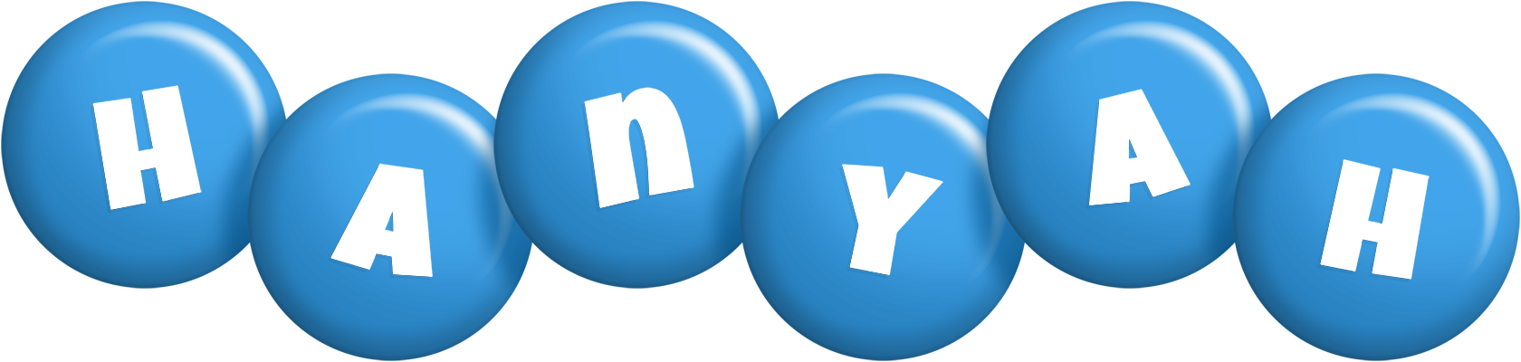 Hanyah candy-blue logo