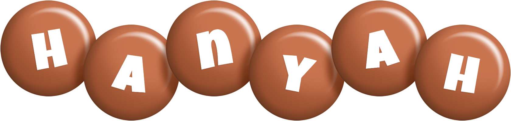 Hanyah candy-brown logo