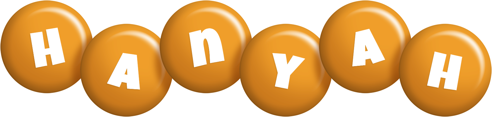 Hanyah candy-orange logo
