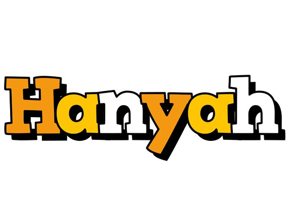 Hanyah cartoon logo