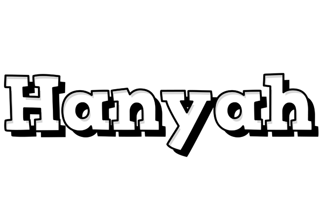 Hanyah snowing logo