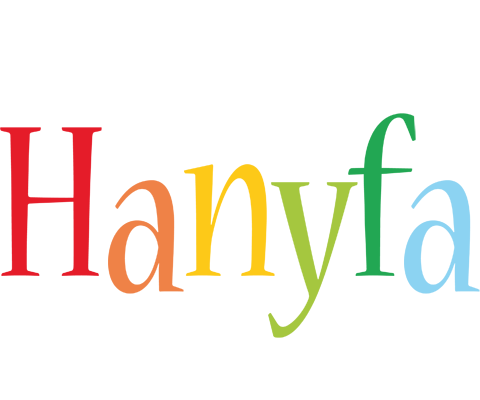 Hanyfa birthday logo