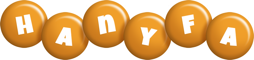 Hanyfa candy-orange logo