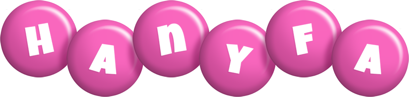 Hanyfa candy-pink logo