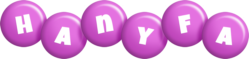 Hanyfa candy-purple logo