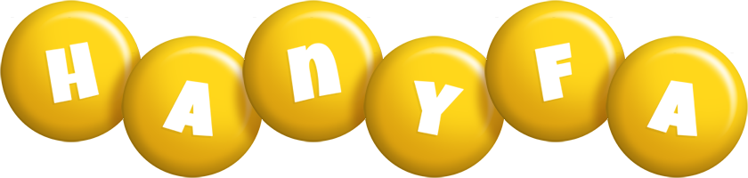 Hanyfa candy-yellow logo