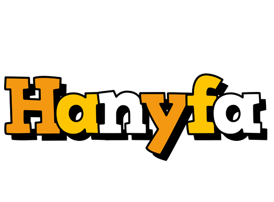 Hanyfa cartoon logo