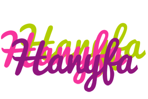 Hanyfa flowers logo