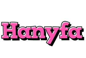 Hanyfa girlish logo