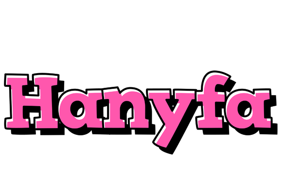 Hanyfa girlish logo