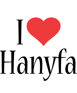 Hanyfa i-love logo