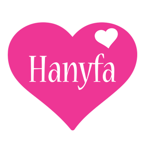 Hanyfa love-heart logo