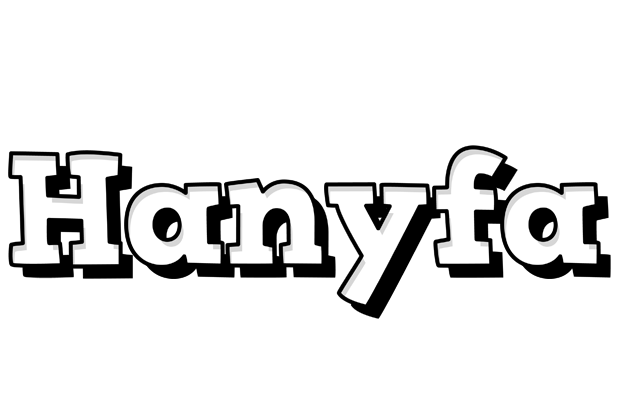 Hanyfa snowing logo