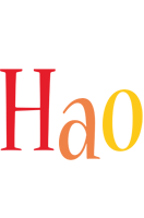 Hao birthday logo