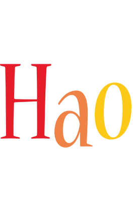 Hao birthday logo