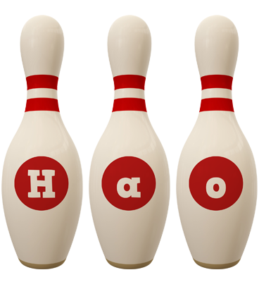 Hao bowling-pin logo