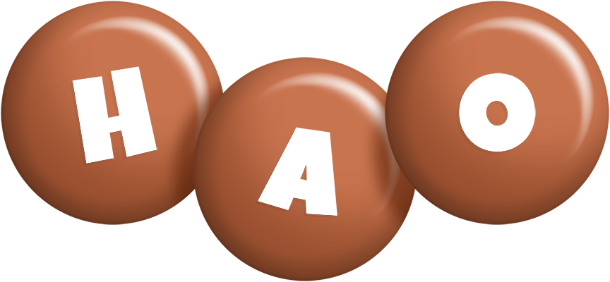 Hao candy-brown logo