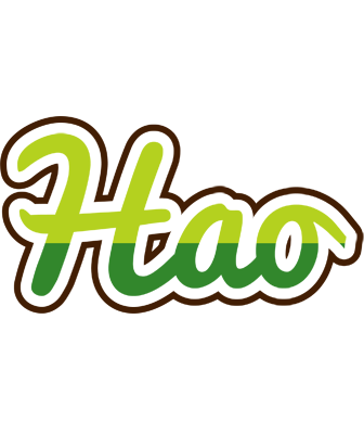Hao golfing logo