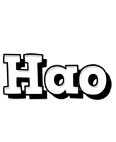 Hao snowing logo