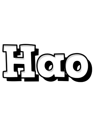 Hao snowing logo