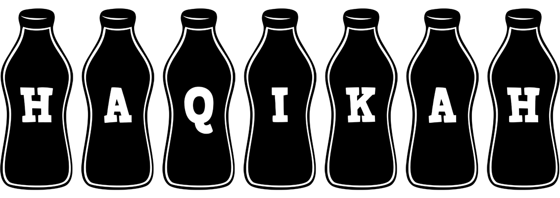Haqikah bottle logo