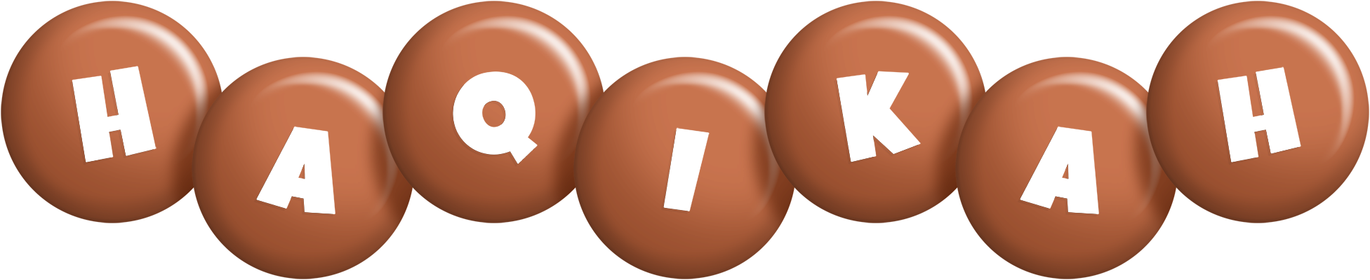 Haqikah candy-brown logo