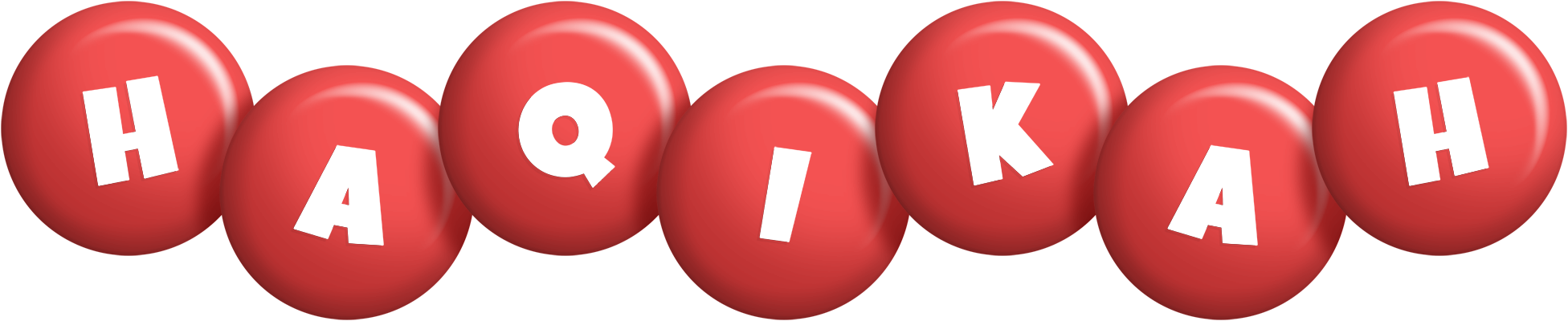 Haqikah candy-red logo
