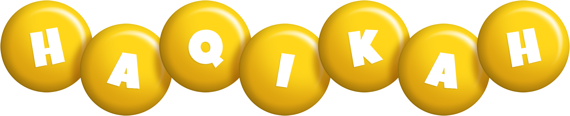Haqikah candy-yellow logo