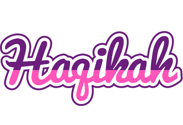 Haqikah cheerful logo