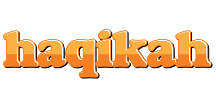 Haqikah orange logo