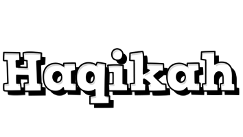 Haqikah snowing logo