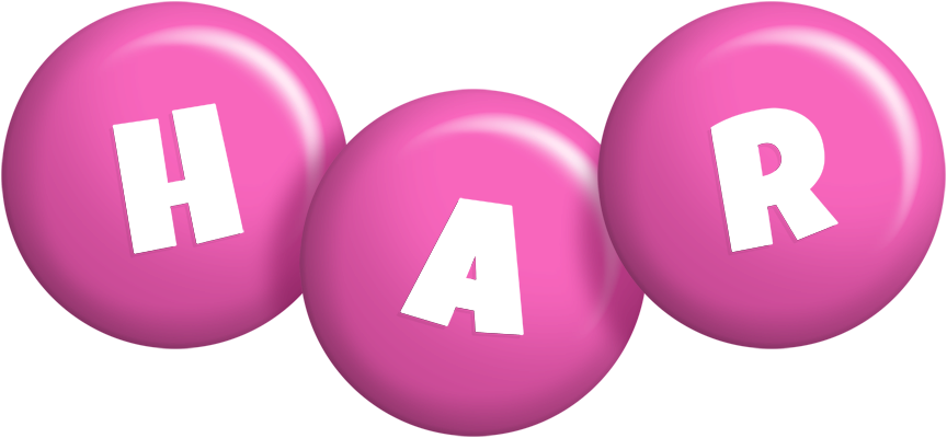 Har candy-pink logo