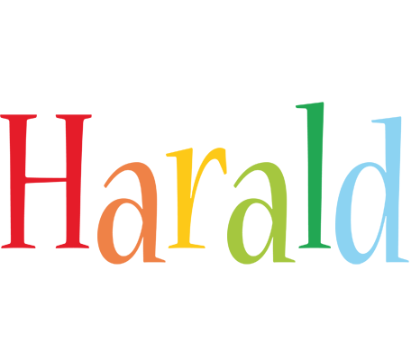 Harald birthday logo