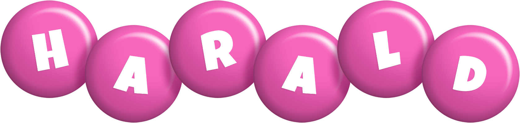 Harald candy-pink logo