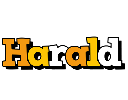 Harald cartoon logo