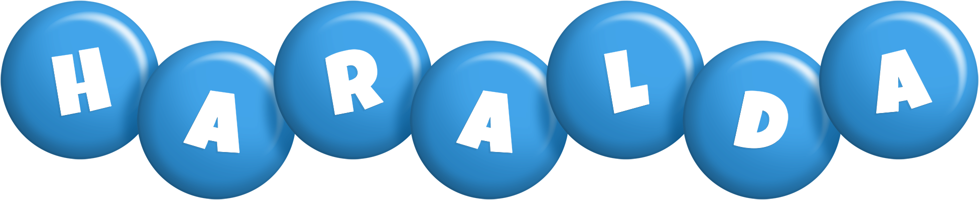 Haralda candy-blue logo