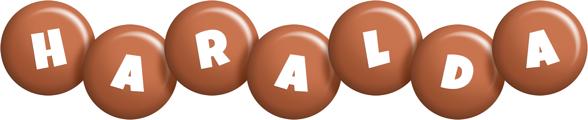 Haralda candy-brown logo