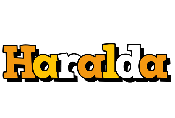 Haralda cartoon logo
